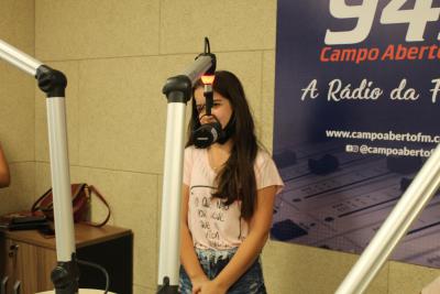RÃ¡dio Campo Aberto Recebe os Candidatos  Ã  Cawboy Estiloso e Princesa do Leite da Festa em Louvor a Imaculada ConceiÃ§Ã£o Auxiliadora