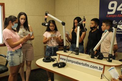 RÃ¡dio Campo Aberto Recebe os Candidatos  Ã  Cawboy Estiloso e Princesa do Leite da Festa em Louvor a Imaculada ConceiÃ§Ã£o Auxiliadora