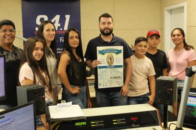 RÃ¡dio Campo Aberto Recebe os Candidatos  Ã  Cawboy Estiloso e Princesa do Leite da Festa em Louvor a Imaculada ConceiÃ§Ã£o Auxiliadora