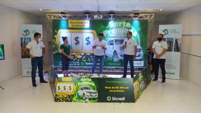 Ganhador da PromoÃ§Ã£o Sorte Premiada do Sicredi foi de Laranjal