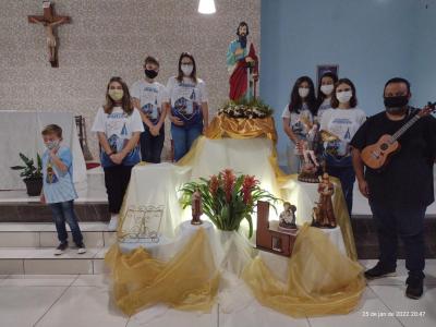 Comunidade Invernada Grande de Laranjeiras do Sul celebrou a Festa da ConversÃ£o de SÃ£o Paulo