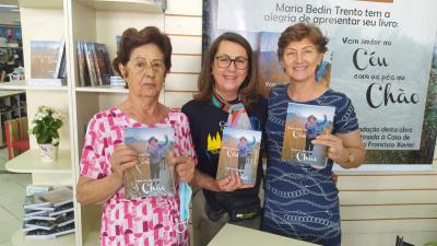 Maria Bedin Trento lanÃ§a livro