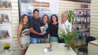 Maria Bedin Trento lanÃ§a livro