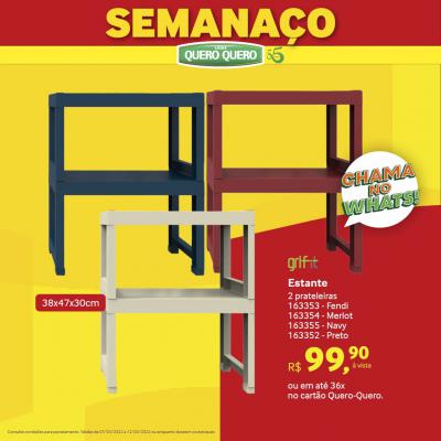 ComeÃ§a nesta segunda feira (7) o SemanaÃ§o das Lojas Quero Quero