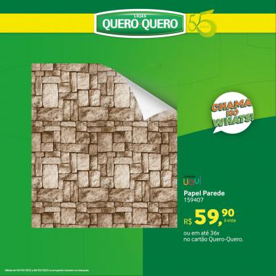 PromoÃ§Ã£o sÃ³ atÃ© Quarta (6) Lojas Quero Quero Laranjeiras e Nova Laranjeiras 