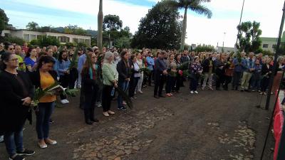 Celebração do Domingo de Ramos reuniu centenas de Fiéis em Laranjeiras do Sul.