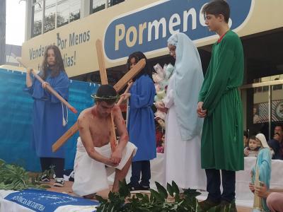 ProcissÃ£o Luminosa em Laranjeiras do Sul reuniu mais de 5 mil FiÃ©is