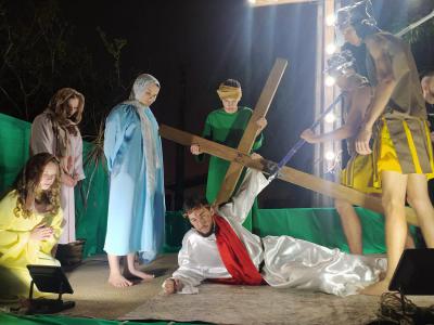 ProcissÃ£o Luminosa em Laranjeiras do Sul reuniu mais de 5 mil FiÃ©is