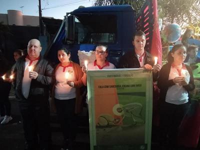 ProcissÃ£o Luminosa em Laranjeiras do Sul reuniu mais de 5 mil FiÃ©is