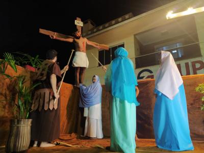 ProcissÃ£o Luminosa em Laranjeiras do Sul reuniu mais de 5 mil FiÃ©is