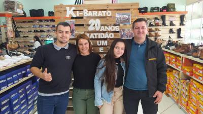 Loja Ki Barato em Rio Bonito do IguaÃ§u comemora 20 anos 