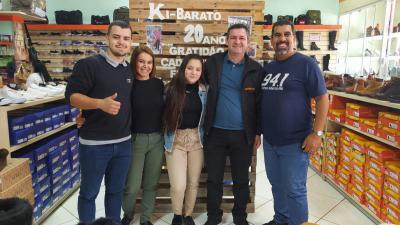 Loja Ki Barato em Rio Bonito do IguaÃ§u comemora 20 anos 