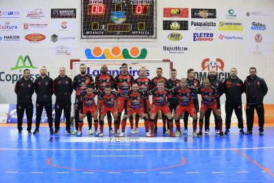 OperÃ¡rio Laranjeiras sai na frente, mas leva a virada do Pato Futsal em jogo de ida das oitavas de finais da Copa Do Brasil Sicredi de Futsal.