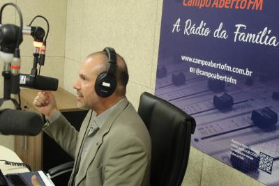 Campo Aberto FM recebeu a Visita do Conceituado Palestrante JosÃ© Luiz Nicolelis 