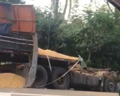 Cantagalo: GravÃ­ssimo acidente na BR 277 deixa uma pessoa morta