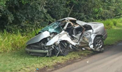 Cantagalo: GravÃ­ssimo acidente na BR 277 deixa uma pessoa morta
