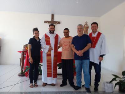 ParÃ³quia SantÂ´Ana celebrou SÃ£o Pedro e SÃ£o Paulo neste Domingo (03)