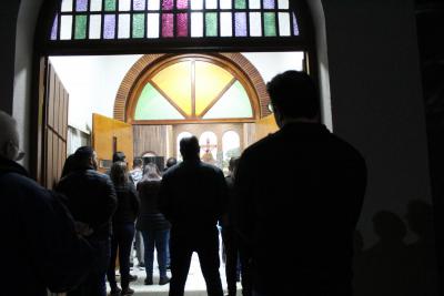 Igreja Matriz lota na CelebraÃ§Ã£o de Abertura da Novena de Sant'Ana