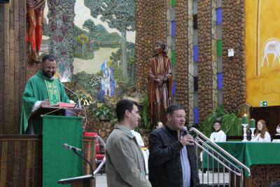 Igreja Matriz lota na CelebraÃ§Ã£o de Abertura da Novena de Sant'Ana