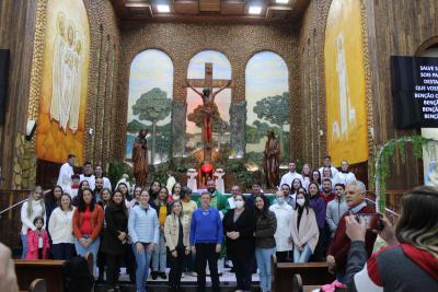 Igreja Matriz lota na CelebraÃ§Ã£o de Abertura da Novena de Sant'Ana