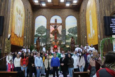 Igreja Matriz lota na CelebraÃ§Ã£o de Abertura da Novena de Sant'Ana