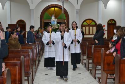 Iniciaram as Novenas de SantÂ´Ana neste domingo (17)
