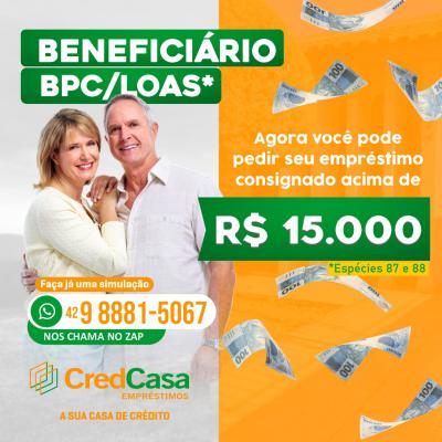 Inaugurou nesta quarta-feira (27) a CredCasa EmprÃ©stimos em Laranjeiras do Sul 