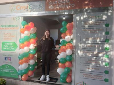 Inaugurou nesta quarta-feira (27) a CredCasa EmprÃ©stimos em Laranjeiras do Sul 