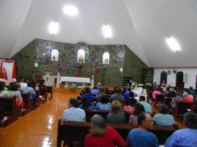 Dezenas de fiÃ©is participaram do 1Âº dia do TrÃ­duo em louvor ao Senhor Bom Jesus em Campo Mendes