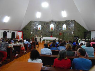 Dezenas de fiÃ©is participaram do 1Âº dia do TrÃ­duo em louvor ao Senhor Bom Jesus em Campo Mendes