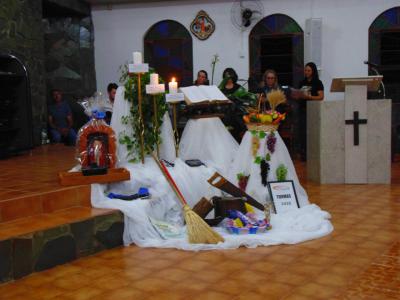 Dezenas de fiÃ©is participaram do 1Âº dia do TrÃ­duo em louvor ao Senhor Bom Jesus em Campo Mendes
