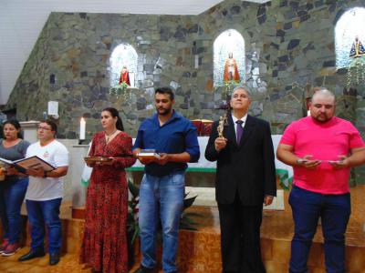 Dezenas de fiÃ©is participaram do 1Âº dia do TrÃ­duo em louvor ao Senhor Bom Jesus em Campo Mendes