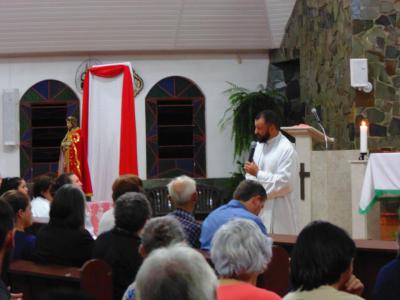 Dezenas de fiÃ©is participaram do 1Âº dia do TrÃ­duo em louvor ao Senhor Bom Jesus em Campo Mendes