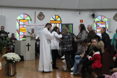 Bispo Dom Amilton Presidiu a Missa das CrianÃ§as em louvor ao Bom Jesus em Campo Mendes