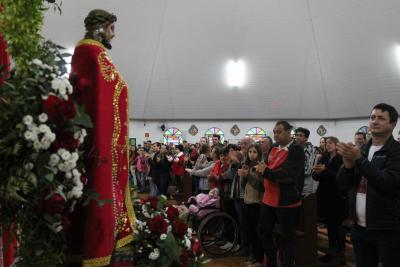 Bispo Dom Amilton Presidiu a Missa das CrianÃ§as em louvor ao Bom Jesus em Campo Mendes