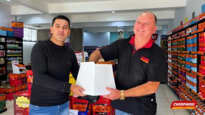 Confira os ganhadores da PromoÃ§Ã£o Dia dos Pais Cherpinski Tintas Laranjeiras do Sul