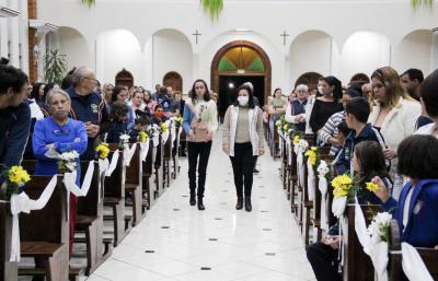 Missa De AÃ§Ã£o de GraÃ§as marcou a Abertura da Semana Nacional da Pessoa com DeficiÃªncia Intelectual e MÃºltipla em Laranjeiras do Sul 