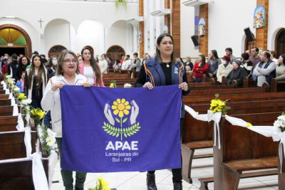 Missa De AÃ§Ã£o de GraÃ§as marcou a Abertura da Semana Nacional da Pessoa com DeficiÃªncia Intelectual e MÃºltipla em Laranjeiras do Sul 