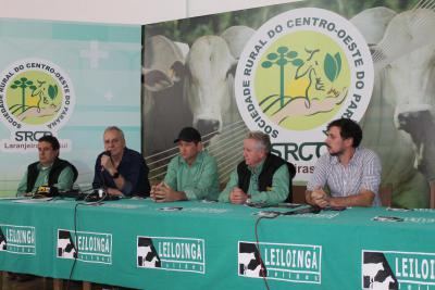 LeilÃ£o da Sociedade Rural de Laranjeiras do Sul movimentou mais de um milhÃ£o em negÃ³cios 
