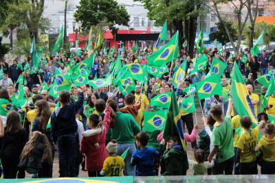 Motociata da IndependÃªncia foi realizada em Laranjeiras do Sul (07/09)
