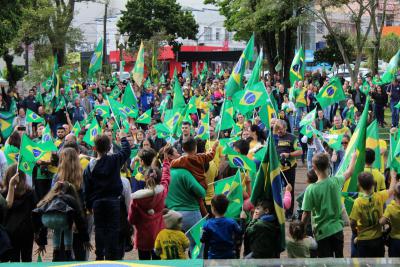 Motociata da IndependÃªncia foi realizada em Laranjeiras do Sul (07/09)