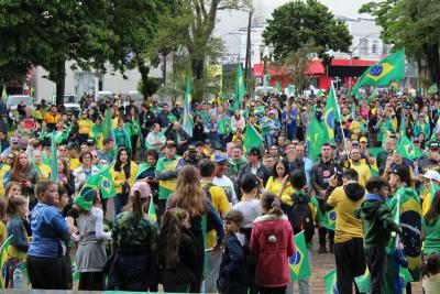 Motociata da IndependÃªncia foi realizada em Laranjeiras do Sul (07/09)