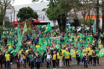 Motociata da IndependÃªncia foi realizada em Laranjeiras do Sul (07/09)