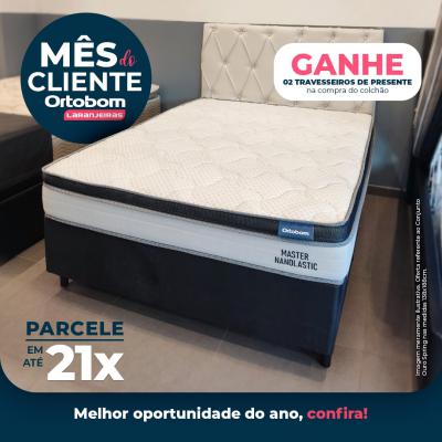 Setembro mÃªs do Cliente nos ColchÃµes Ortobom Laranjeiras 