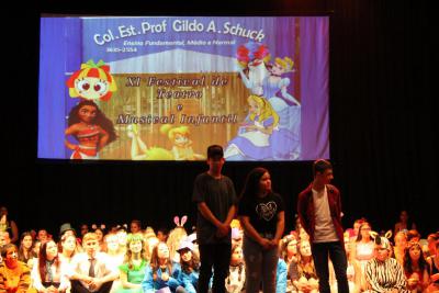 XI Festival de Teatro e MÃºsica Infantil do ColÃ©gio Gildo foi sucesso de pÃºblico
