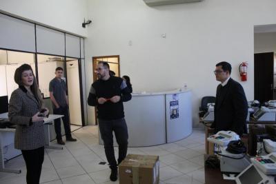FÃ³rum Eleitoral da Comarca de Laranjeiras do Sul estÃ¡ realizando a Cerimonia de LacraÃ§Ã£o das Urnas EletrÃ´nicas