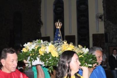 Com ParticipaÃ§Ã£o Da RCC e CTG EstÃ¢ncia do IguaÃ§u aconteceu o 4Âº dia da Novena da Padroeira em Laranjeiras do Sul