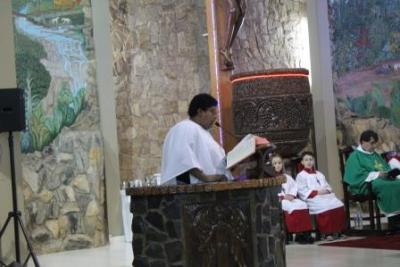 Com ParticipaÃ§Ã£o Da RCC e CTG EstÃ¢ncia do IguaÃ§u aconteceu o 4Âº dia da Novena da Padroeira em Laranjeiras do Sul