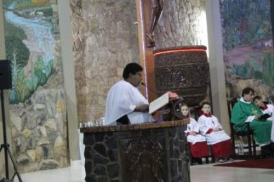 Com ParticipaÃ§Ã£o Da RCC e CTG EstÃ¢ncia do IguaÃ§u aconteceu o 4Âº dia da Novena da Padroeira em Laranjeiras do Sul