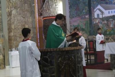 Com ParticipaÃ§Ã£o Da RCC e CTG EstÃ¢ncia do IguaÃ§u aconteceu o 4Âº dia da Novena da Padroeira em Laranjeiras do Sul
